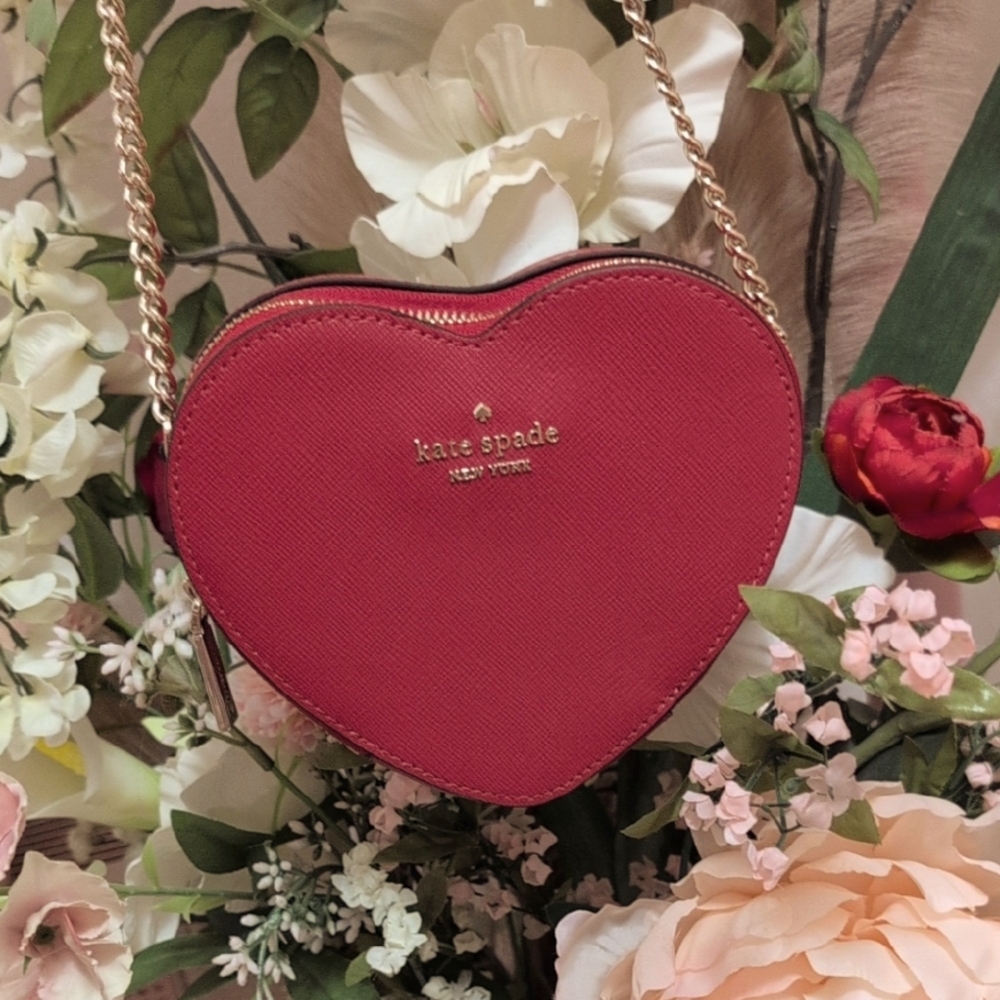 Kate Spade Mini Heart Bag Love Shack Red